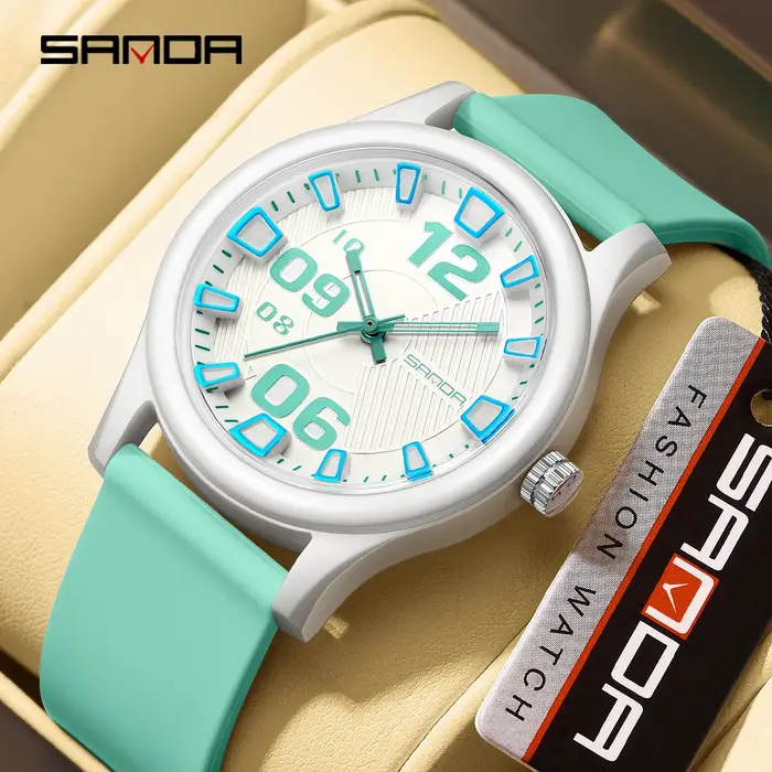 SANDA 3252 Montre à quartz étudiante mode et simple