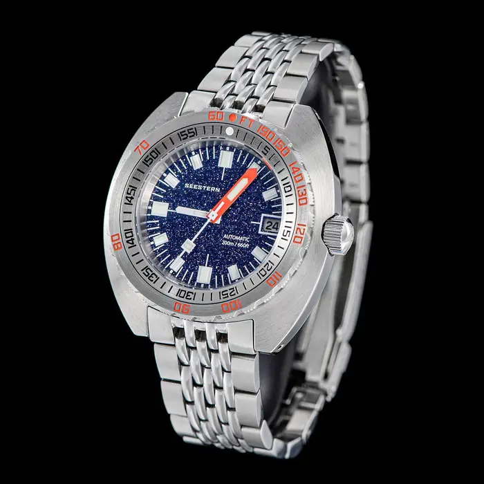 SEESTERN – montre de plongée pour hommes, SUB300T saphir NH35, automatique, mécanique, étanche 20ATM
