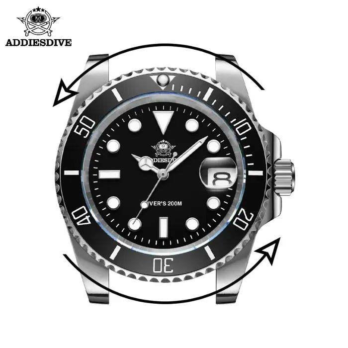 Montre de Plongée ADDIESDIVE en Acier Inoxydable