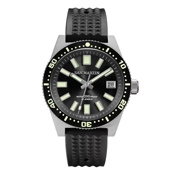 San Martin V3 62mas montre de plongée 40mm NH35 montre mécanique automatique pour hommes entièrement