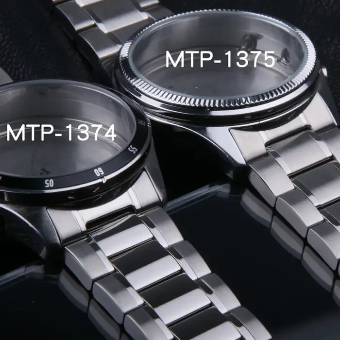 Bracelet de montre en acier inoxydable pour casio Swordfish MTP-1374 MTP-1375 MDV-106