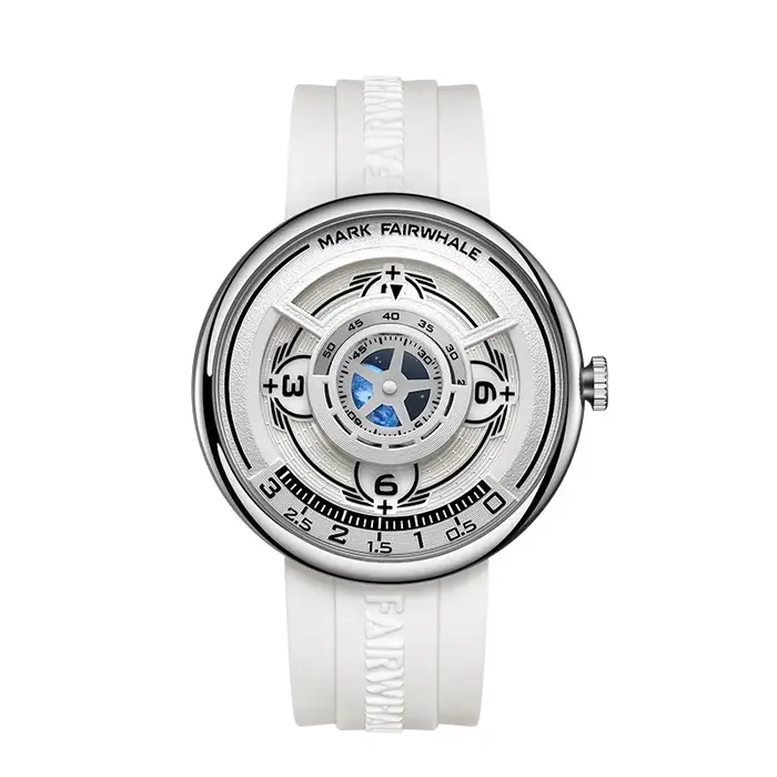 Mark Fairwhale 5990 à la mode décontracté terre 3D Relojes Hombre à la mode lumineux montre-bracelet sport montres à Quartz pour hommes cadeau