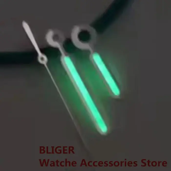 BLIGER – aiguilles de montre lumineuses vertes
