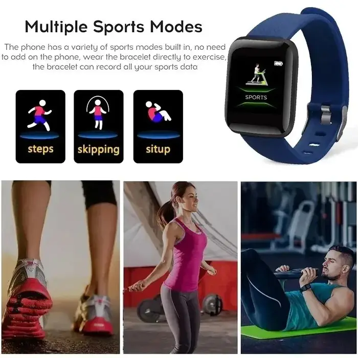 2024 nouveau pour montre intelligente multifonction enfant hommes femme Message rappeler contrôle de la musique Sport étape Calories 116 Smartwatch réveil