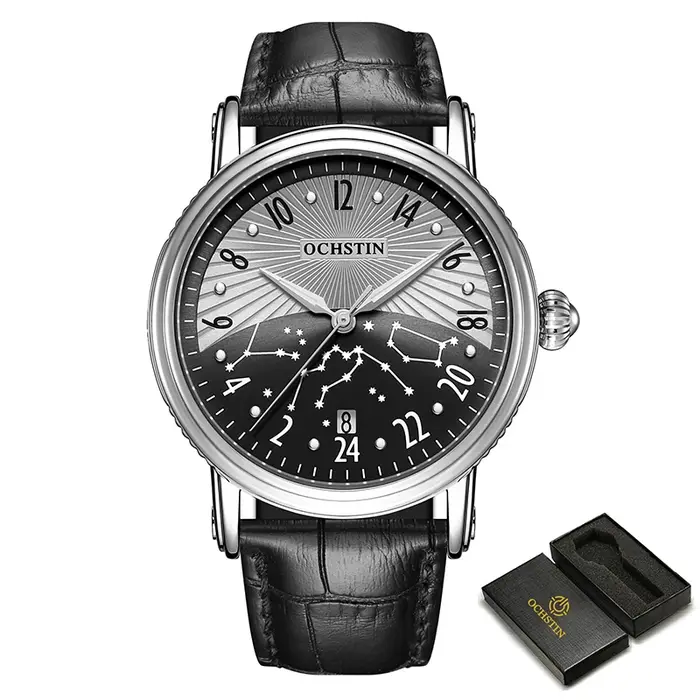 OCHSTIN hommes montres haut de gamme mécanique montre-bracelet de luxe étanche affaires montre automatique avec Date 2026 nouvelle horloge de mode