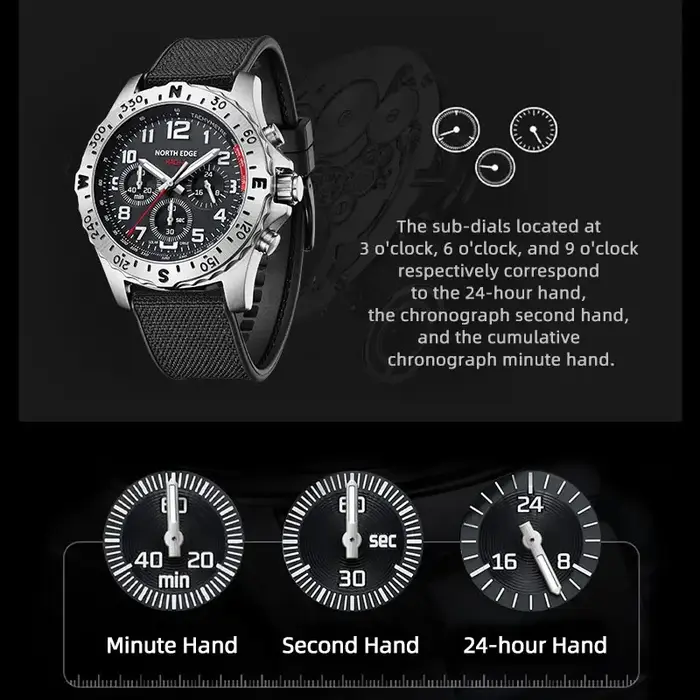 Montres pour hommes NORTH EDGE