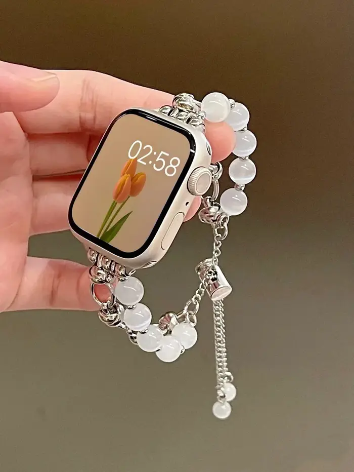 Bracelet Correa pour Apple Watch, compatible avec les séries Ultra 11/10/9/8/7/6/5/4/3/2/1 SE, taill