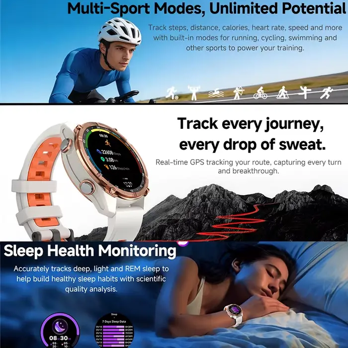 Montre connectée HD350Pro avec GPS