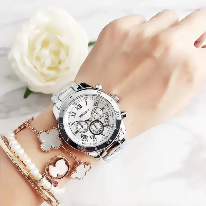 CONTENA Top marque montres de luxe pour les femmes mode Bracelet en acier créatif