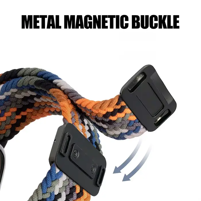 Bracelet de montre en nylon tressé pour WHOOP 5.0