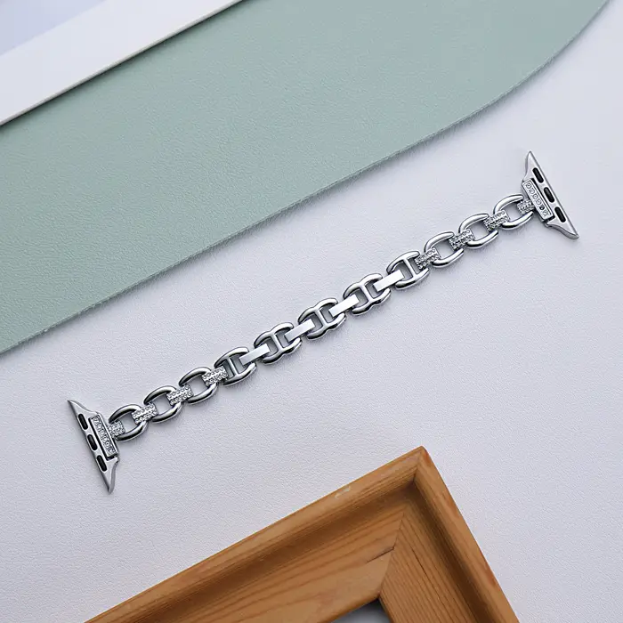 Bracelet de montre de luxe pour Apple Watch Ultra 2 49mm 45mm 44 42mm 38 40 41mm pour IWatch Series 9 8 7 6 5 4 Se 3 Loop