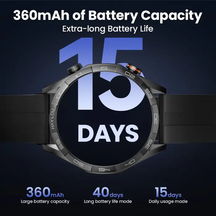 Montre connectée HAYLOU Solar 5 avec appels vocaux