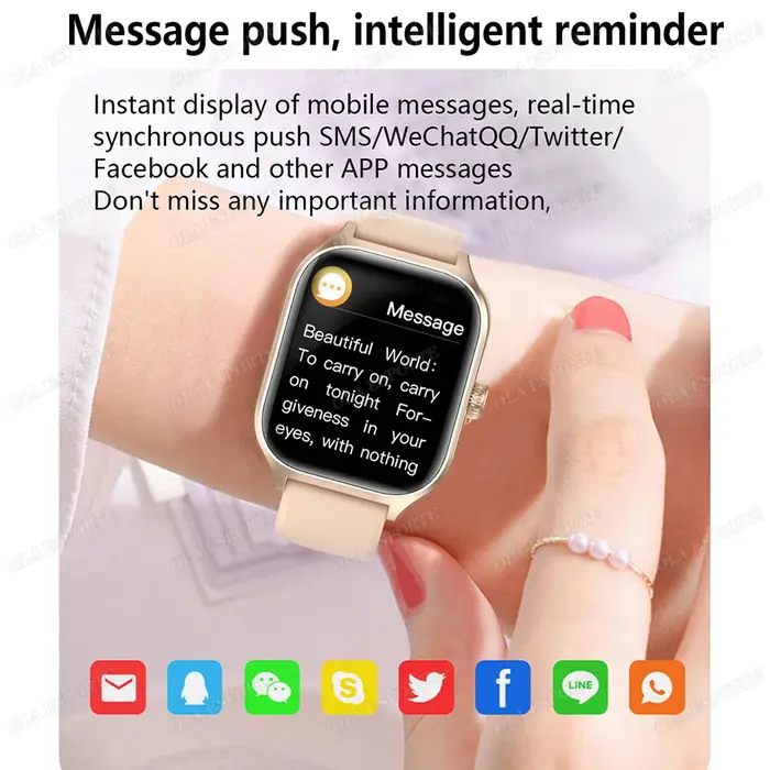 Montre connectée pour Android et iOS