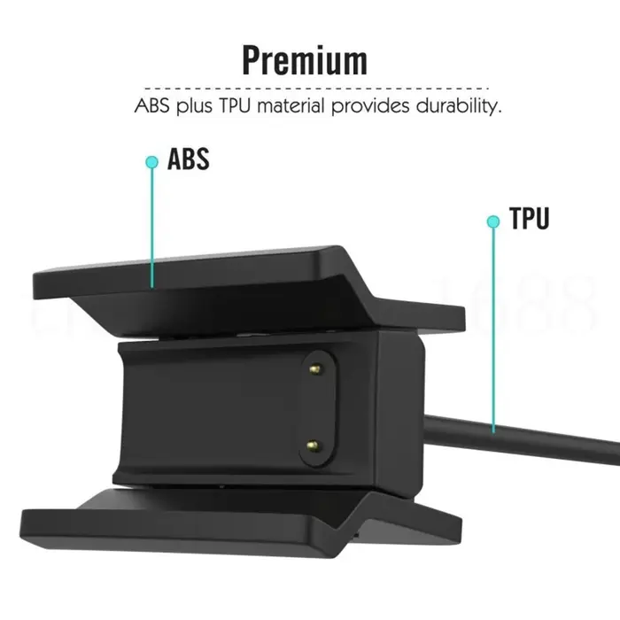 Câble de chargeur USB de remplacement pour bracelet intelligent Fitbit Alta HR