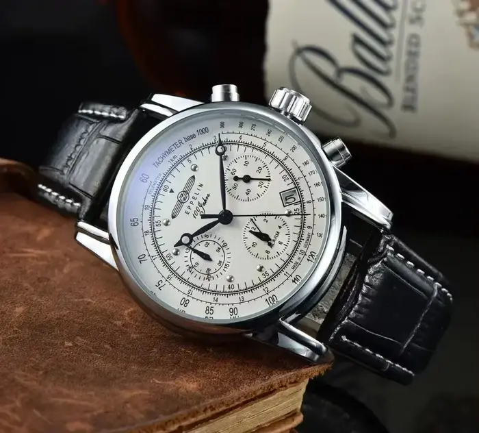Nouvelle Montre Classique Rétro Zeppelin 2026 – Chronographe Multifonction Tendance pour Homme