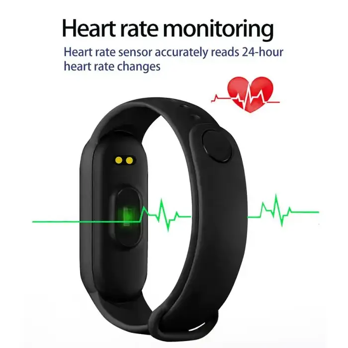 M6 bande intelligente IP67 étanche Sport montre hommes et femme pression artérielle moniteur de fréquence cardiaque Fitness Bracelet intelligent pour Android Ios