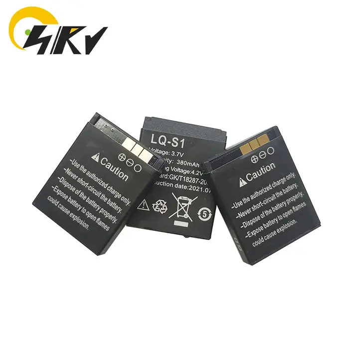 S1 3.7V 380mAh Rechargeable Eddie ion Batterie Pour Montre Intelligente AB-S1 DJ-09 DZ09 GJD HKS-S1 FYM-M9 SCX-M9 LQl's