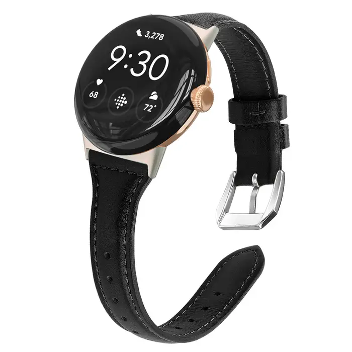 Bracelets en cuir pour Google Pixel montre femmes hommes bracelet