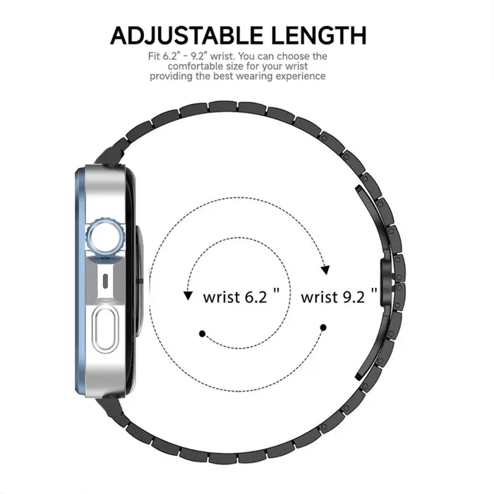 Bracelet en acier inoxydable pour montre Huawei Fit 5/5 Pro