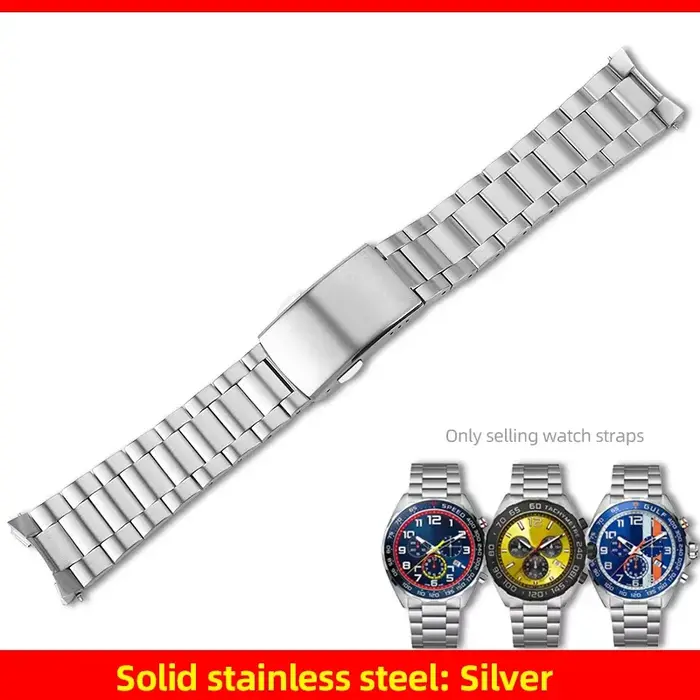 Bracelet de montre en métal pour hommes