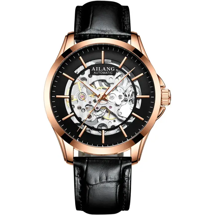 AILANG 2026 8629 Nouvelles Montres Mécaniques Bracelet en Cuir Véritable Étanche Montres-Bracelets S