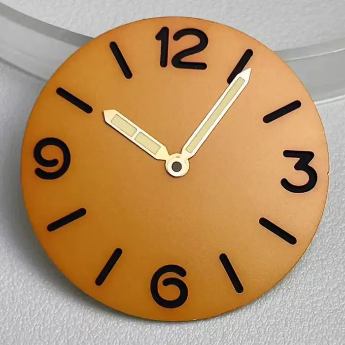 Le cadran de 38, 7 mm convient aux montres automatiques pour hommes ETA6497/6498 ST3600 avec des chiffres arabes rétro