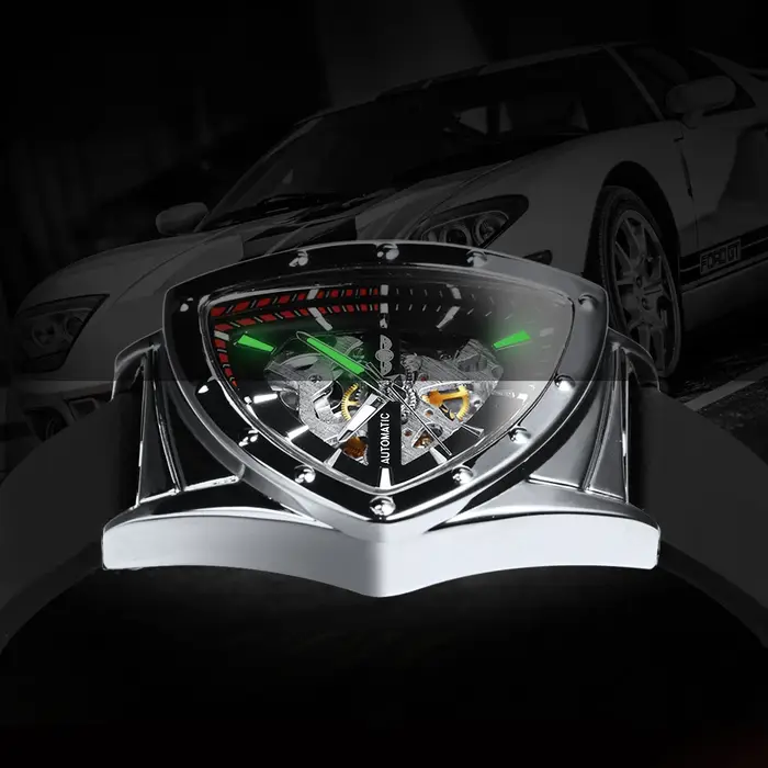 Montre mécanique squelette WINNER Sports pour hommes