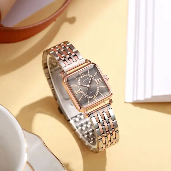 Montre carrée de luxe tendance pour femme de la marque SZTME