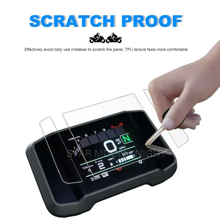 Écran anti-rayures pour compteur de vitesse