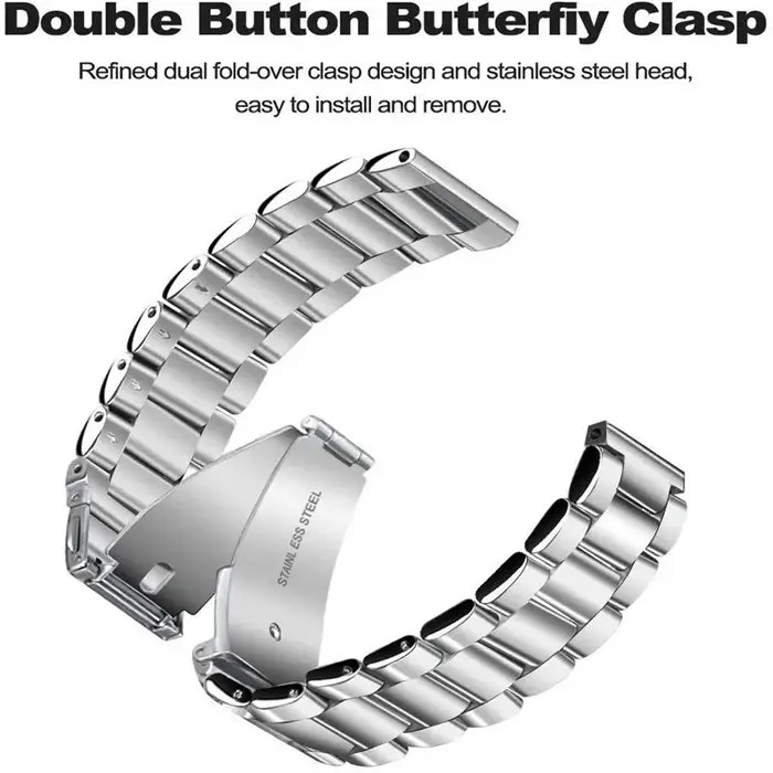 Pour Amazfit Active 2 Bracelet métal