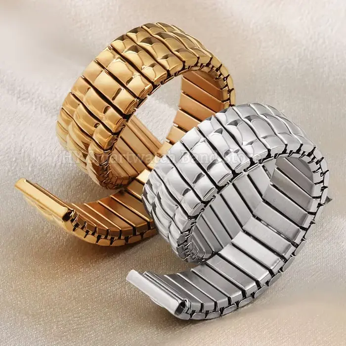 12mm 14mm 16mm 18mm 20mm Bracelet de montre élastique en acier inoxydable