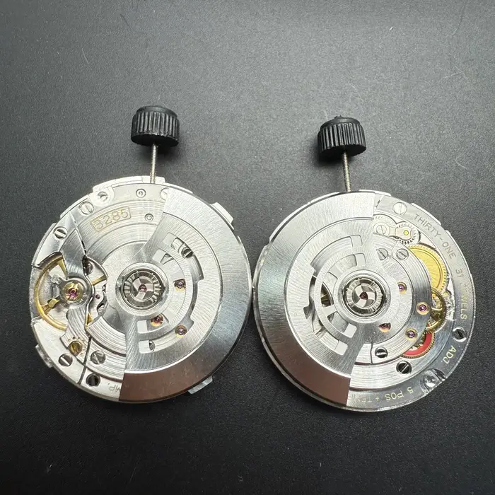 70 + heures de puissance shanghai 3285 GMT maître mouvement mécanique automatique balancier bleu hommes montre 4 aiguilles VR3285 pour 126710