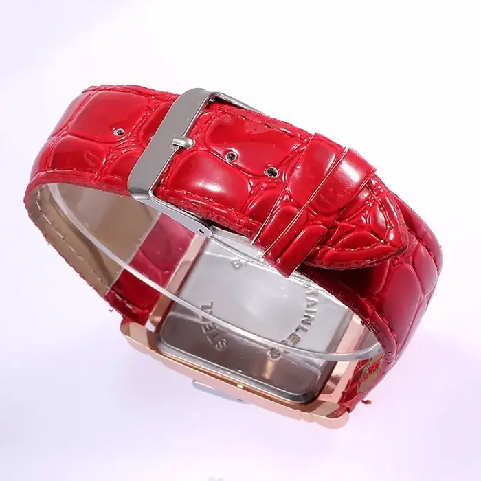 Montre carrée Vintage WoMaGe pour femme, bracelet en cuir, montre à Quartz pour femme, simple et élégante, cadeau pour femme