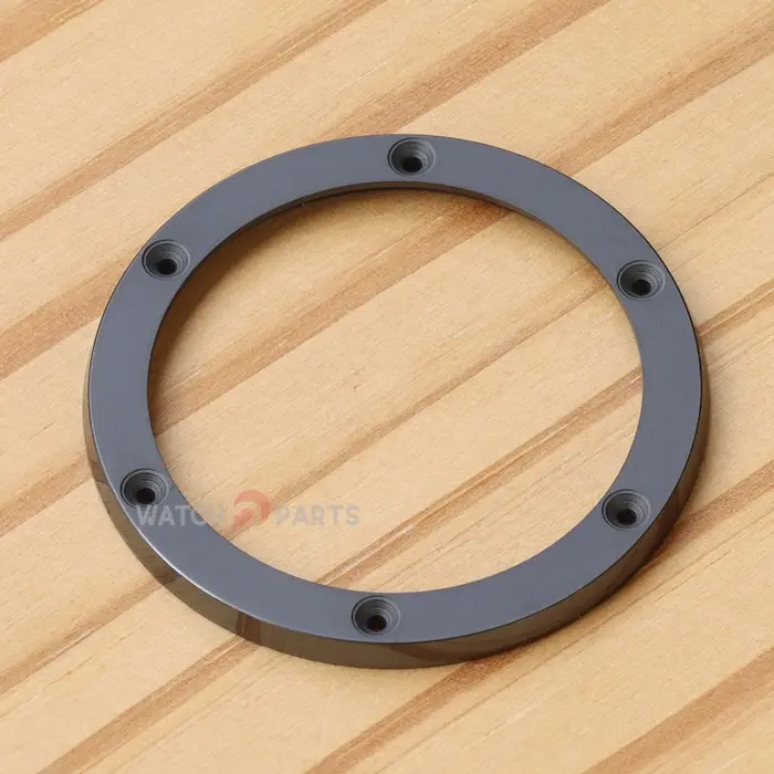 Montre lunette en céramique brossée/mat