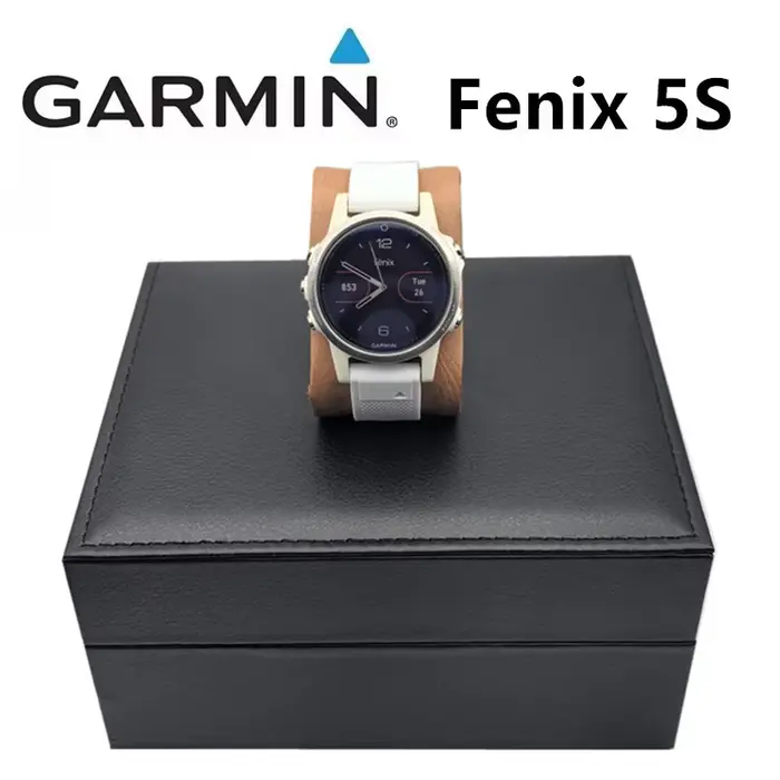 Montre GPS Garmin Fenix 5S 42 mm avec moniteur de fréquence cardiaque optique pour les sports de plein air