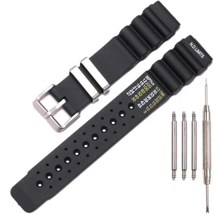 Accessoires de montre Bracelet en résine 20/22/24mm adapté pour Citizen promaster nd limites Bracele