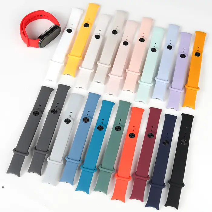 Bracelet en silicone pour Xiaomi Mi Band 11 10 9 8 NFC, bracelet de sport, bracelet intelligent Xiaomi, accessoires pour Mi Band 11 10 9 8