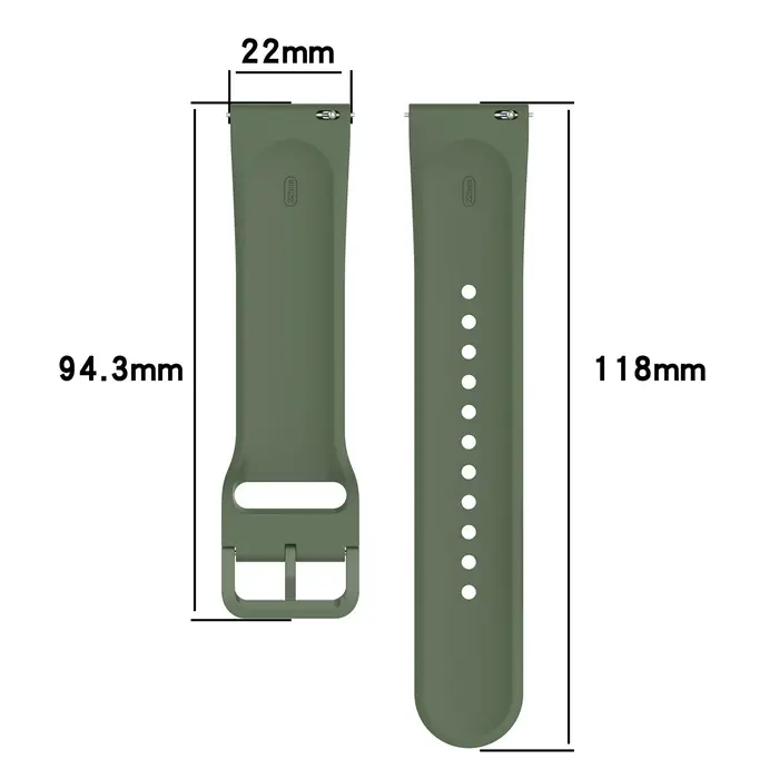 Bracelet en Silicone 22mm pour montre Redmi 5 Active/5 Lite