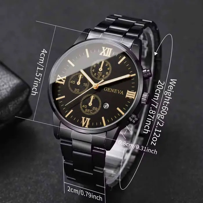 Montres d'affaires de luxe pour hommes
