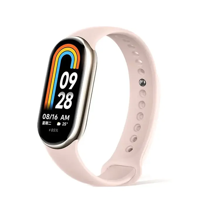 Bracelet en caoutchouc pour Mi Band 8, accessoires NDavid, bracelet de montre intelligente en silico