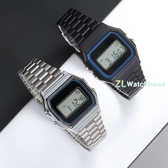Bracelet de montre pour Casio F-91W F105 F108 A158W A168 AE1200 AE1300