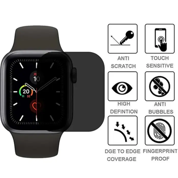 Protecteur d'écran de confidentialité pour Apple Watch