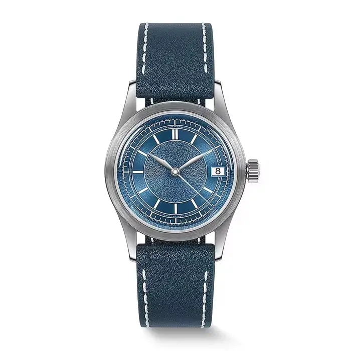 BODERRY hommes montre automatique 38MM pilote mécanique montre-bracelet 10Bar étanche saphir miroir
