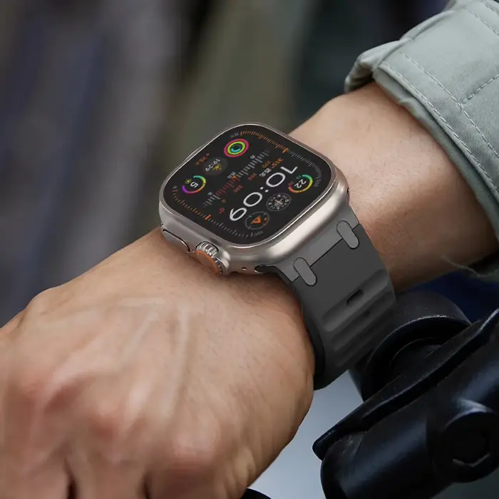 Bracelet de Sport en Silicone pour Apple watch ultra 2