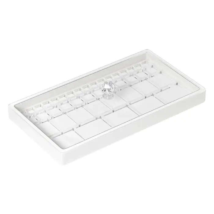 Organisateur de rangement de pièces de montre Transparent