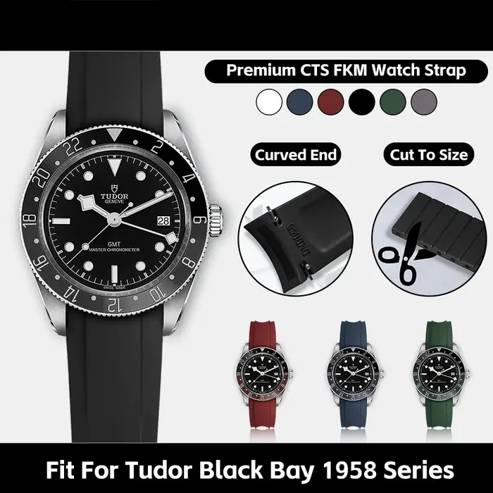 Bracelet en caoutchouc pour Tudor Black Bay 58 BB58