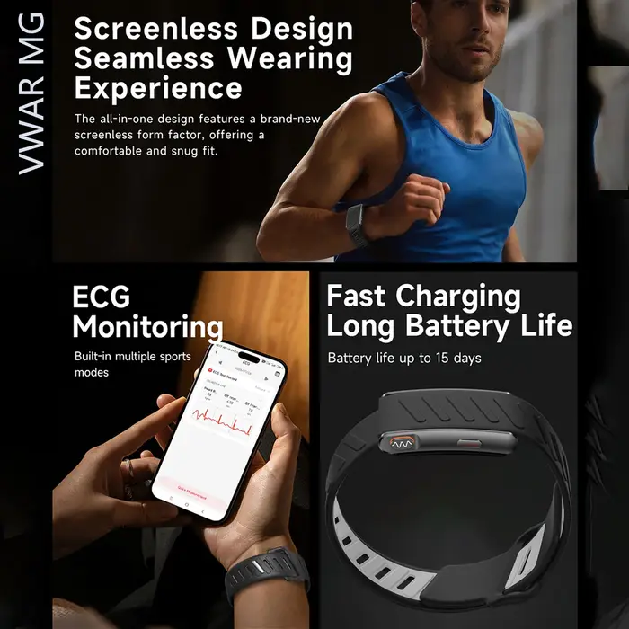 Montre connectée ECG pour femmes