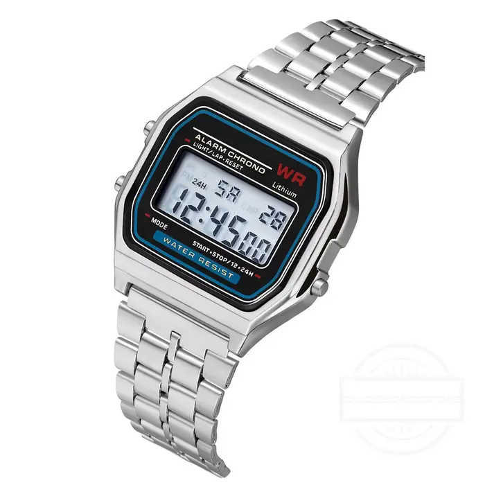 Montres numériques LED de luxe pour hommes