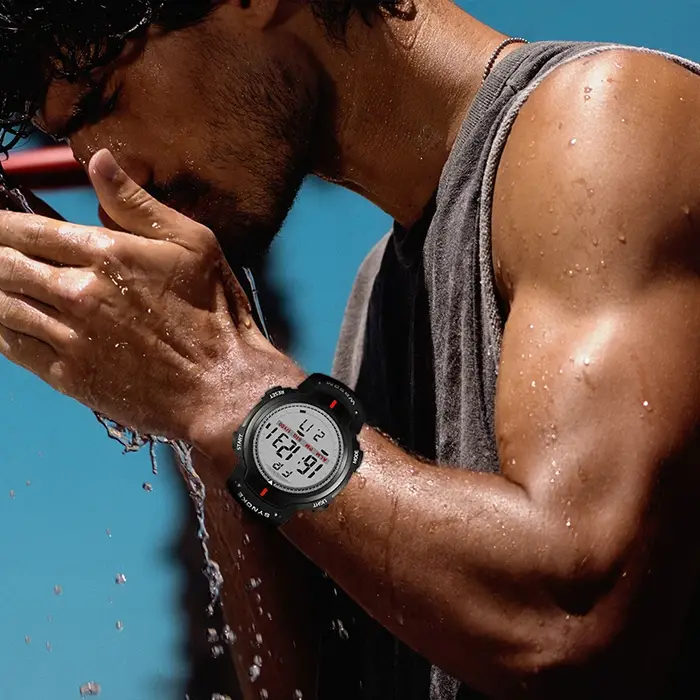 SYNOKE – Montre-bracelet de sport pour hommes