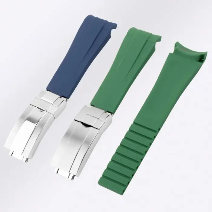 Bracelet de montre en caoutchouc de silicone